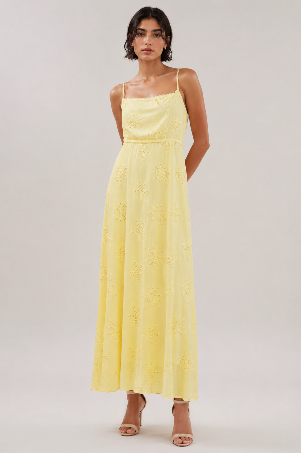 Sunbeam Eyelet Maxi Dress