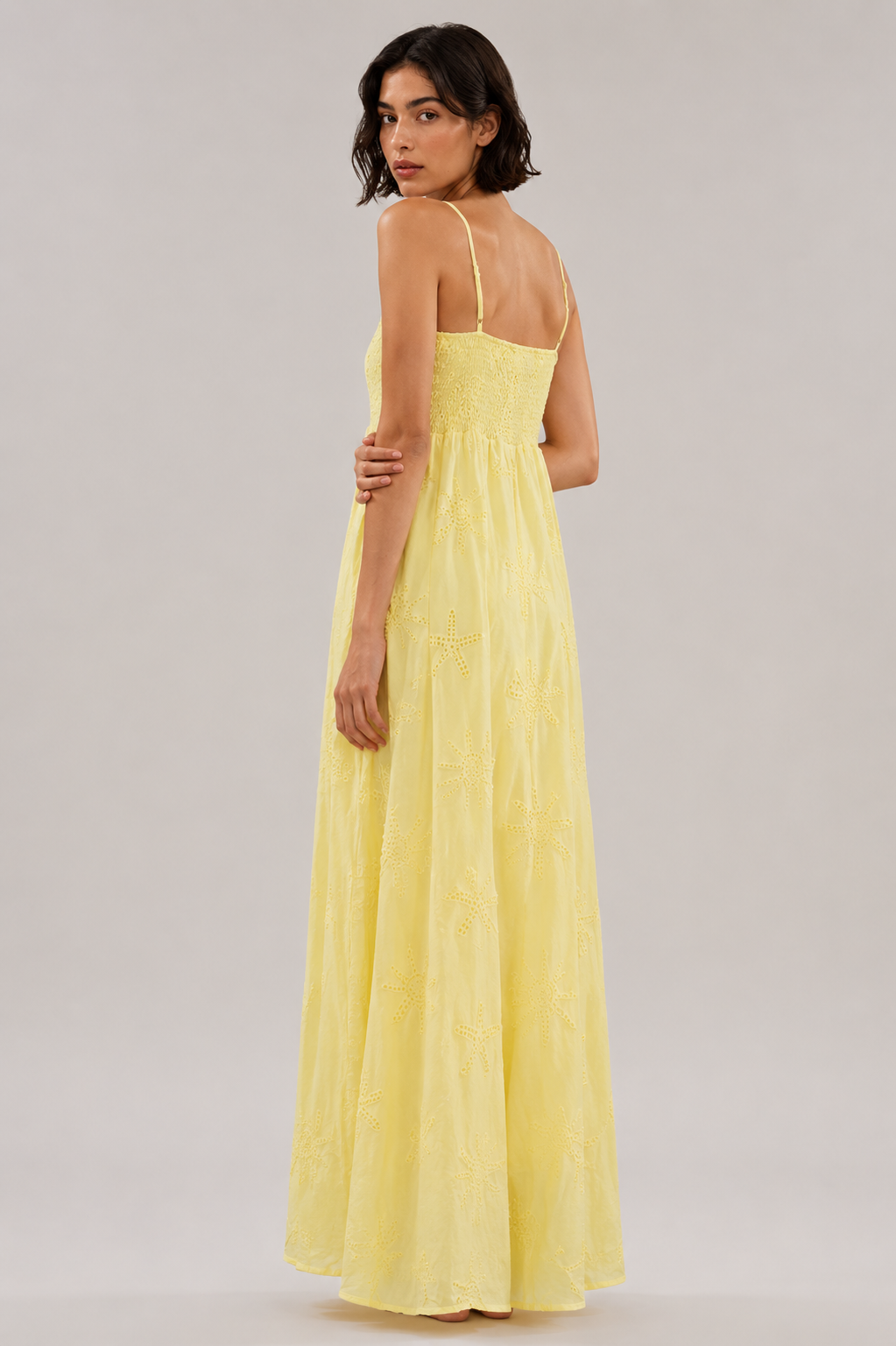 Sunbeam Eyelet Maxi Dress