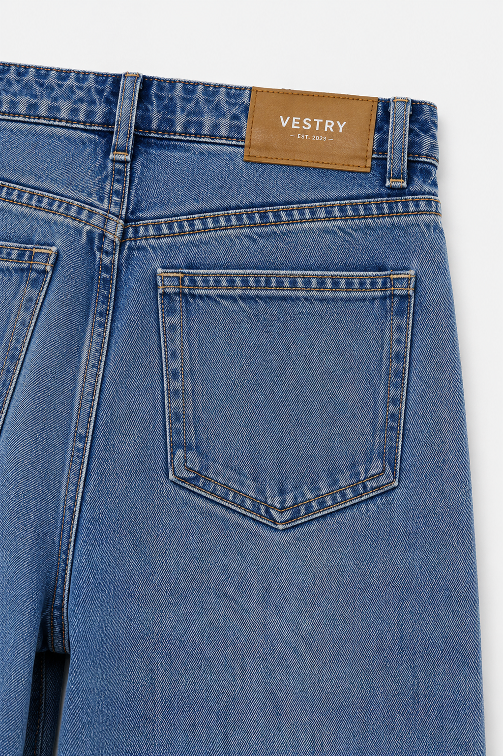 Crystal Bow Wide-Leg Jeans