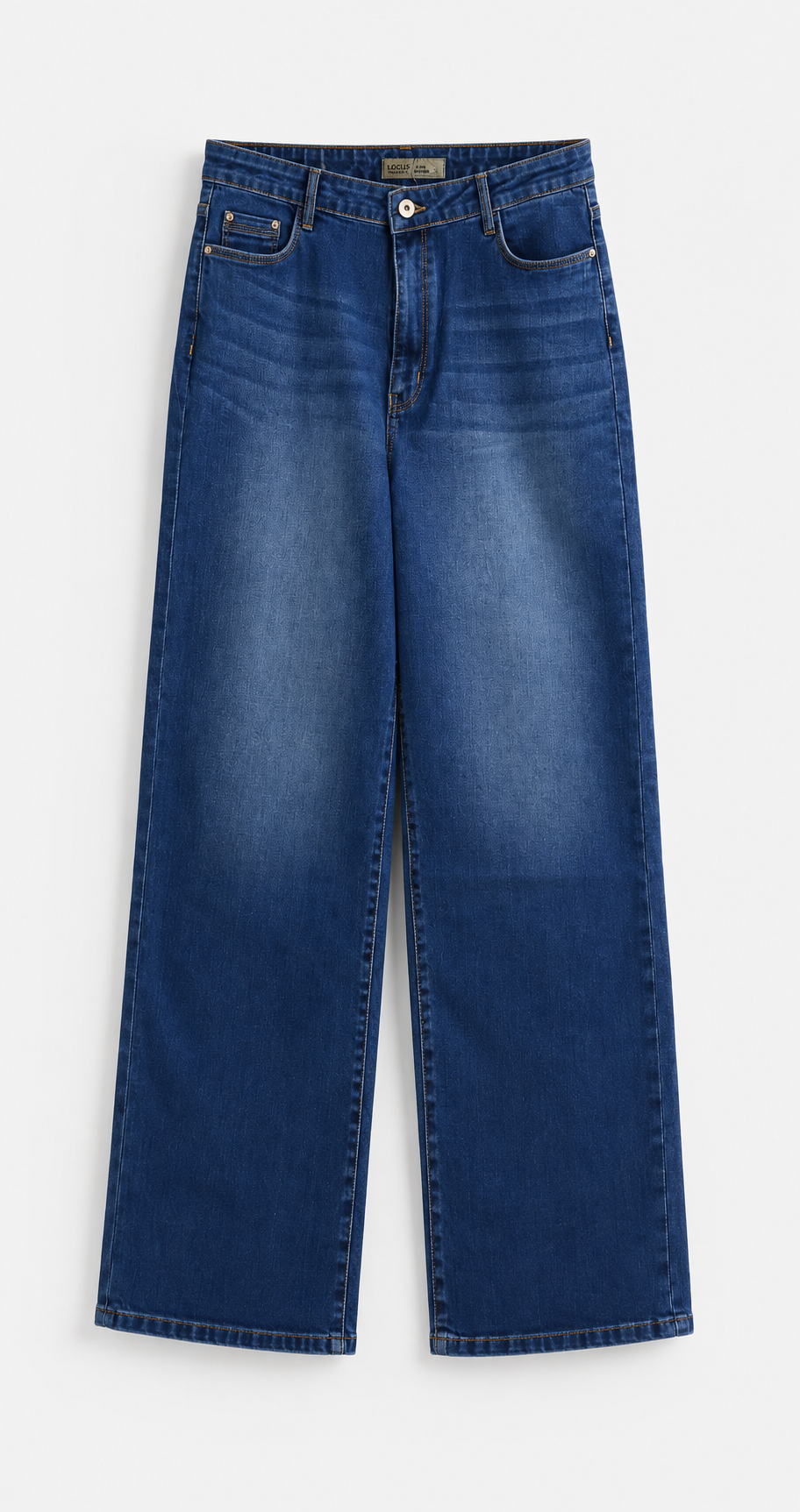 Straight Wide-Leg Jeans