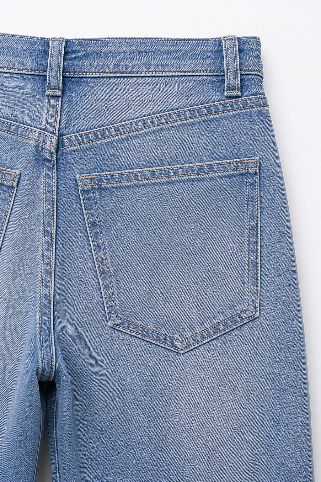 Crystal Heart Wide-Leg Jeans