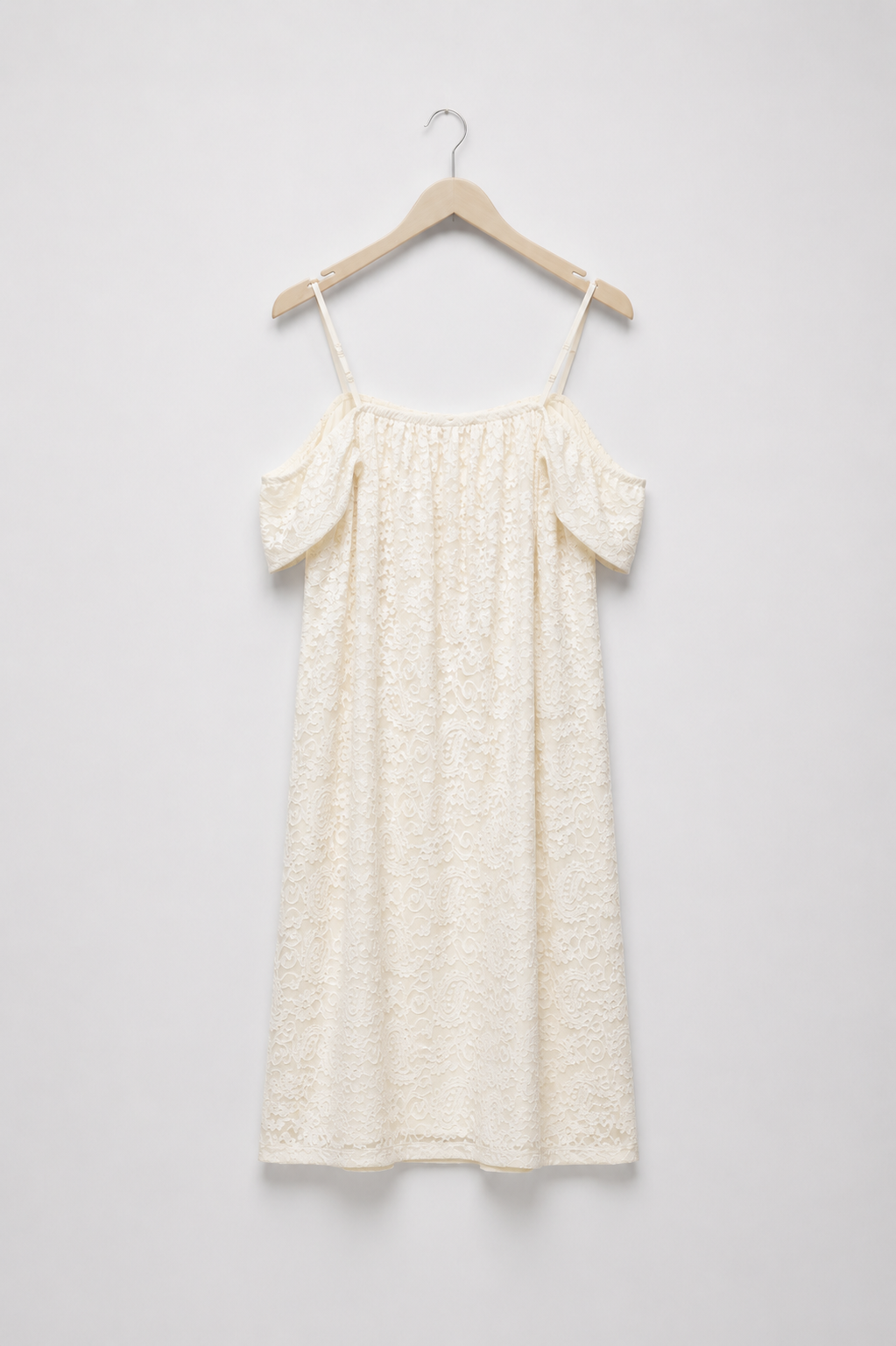 Off-Shoulder Lace Mini Dress