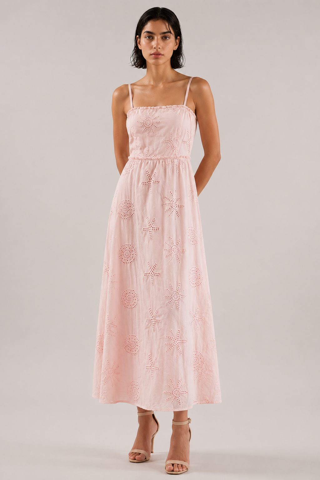 Sunbeam Eyelet Maxi Dress