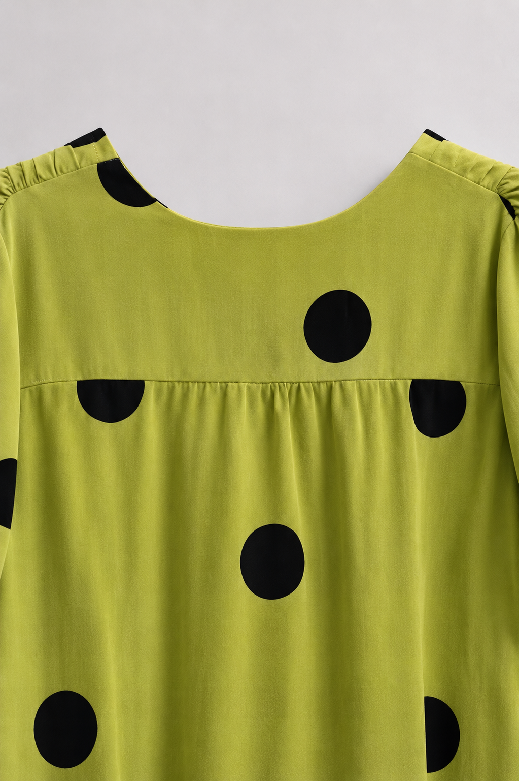 Noir Spot Midi Dress