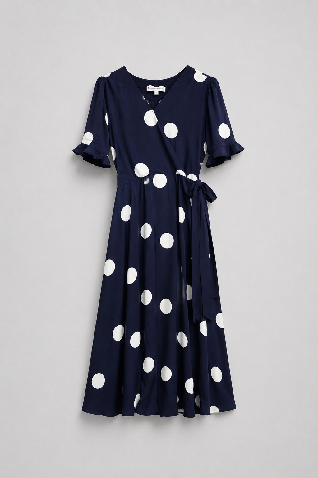 Noir Spot Midi Dress
