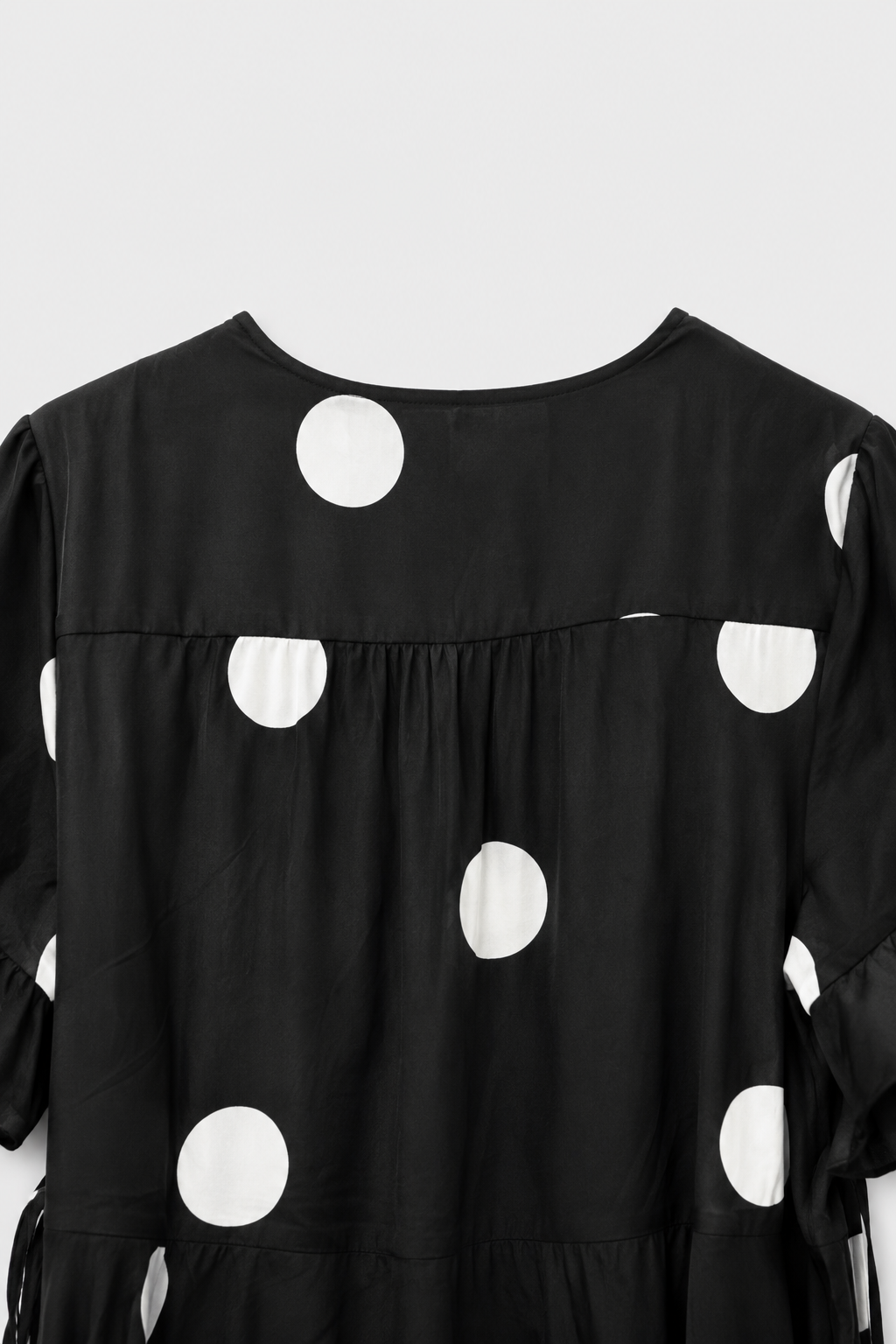 Noir Spot Midi Dress