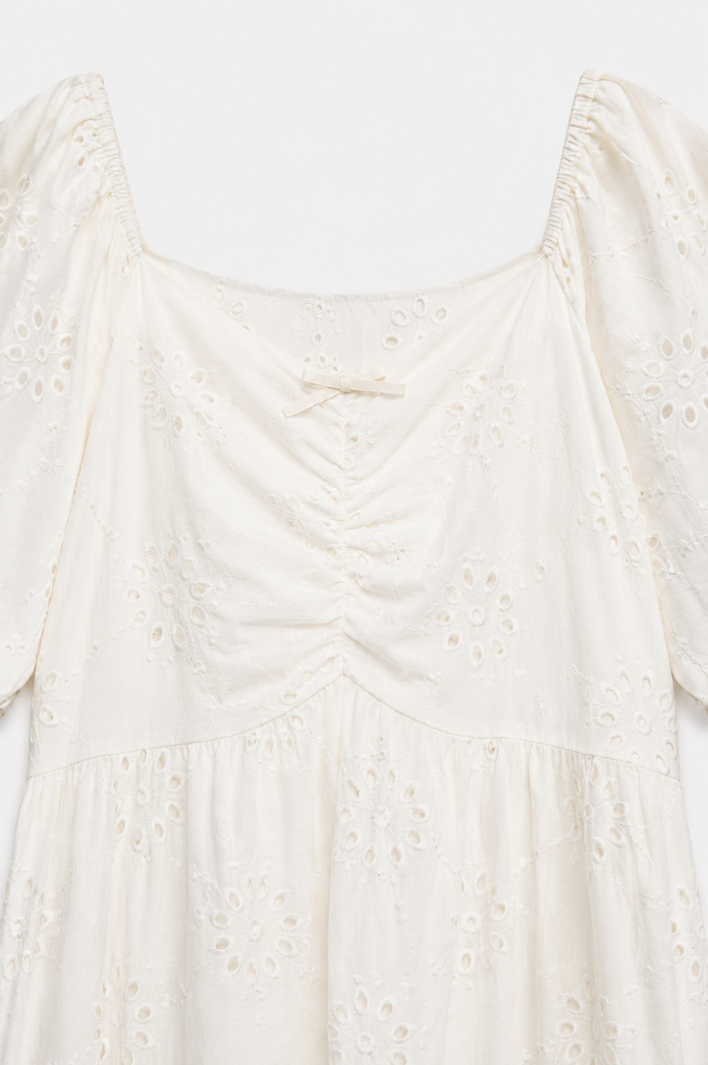 Azure Eyelet Maxi Dress