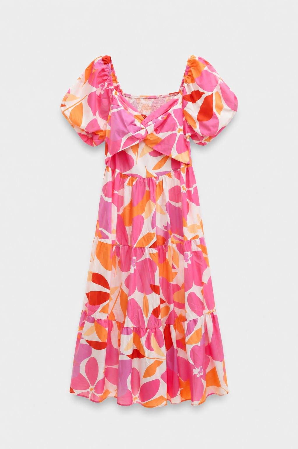 Crimson Bloom Maxi Dress