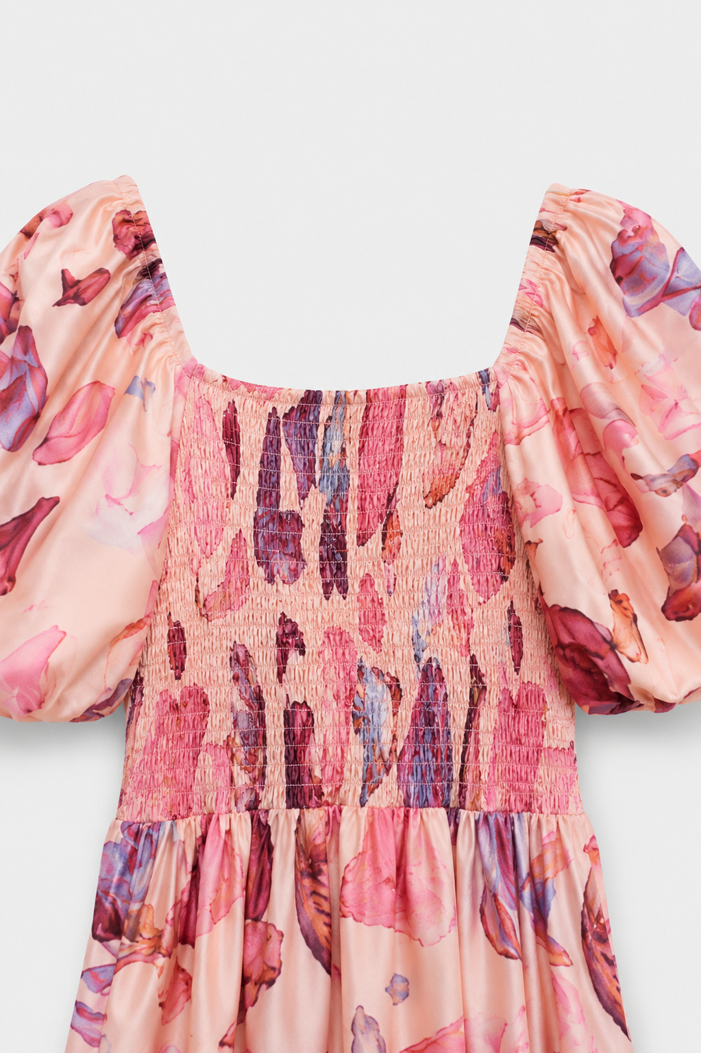 Crimson Bloom Maxi Dress