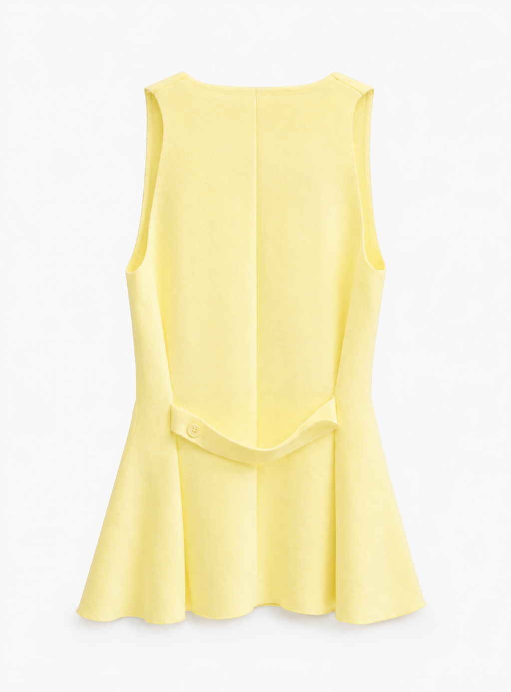 Floral Appliqué Button Vest