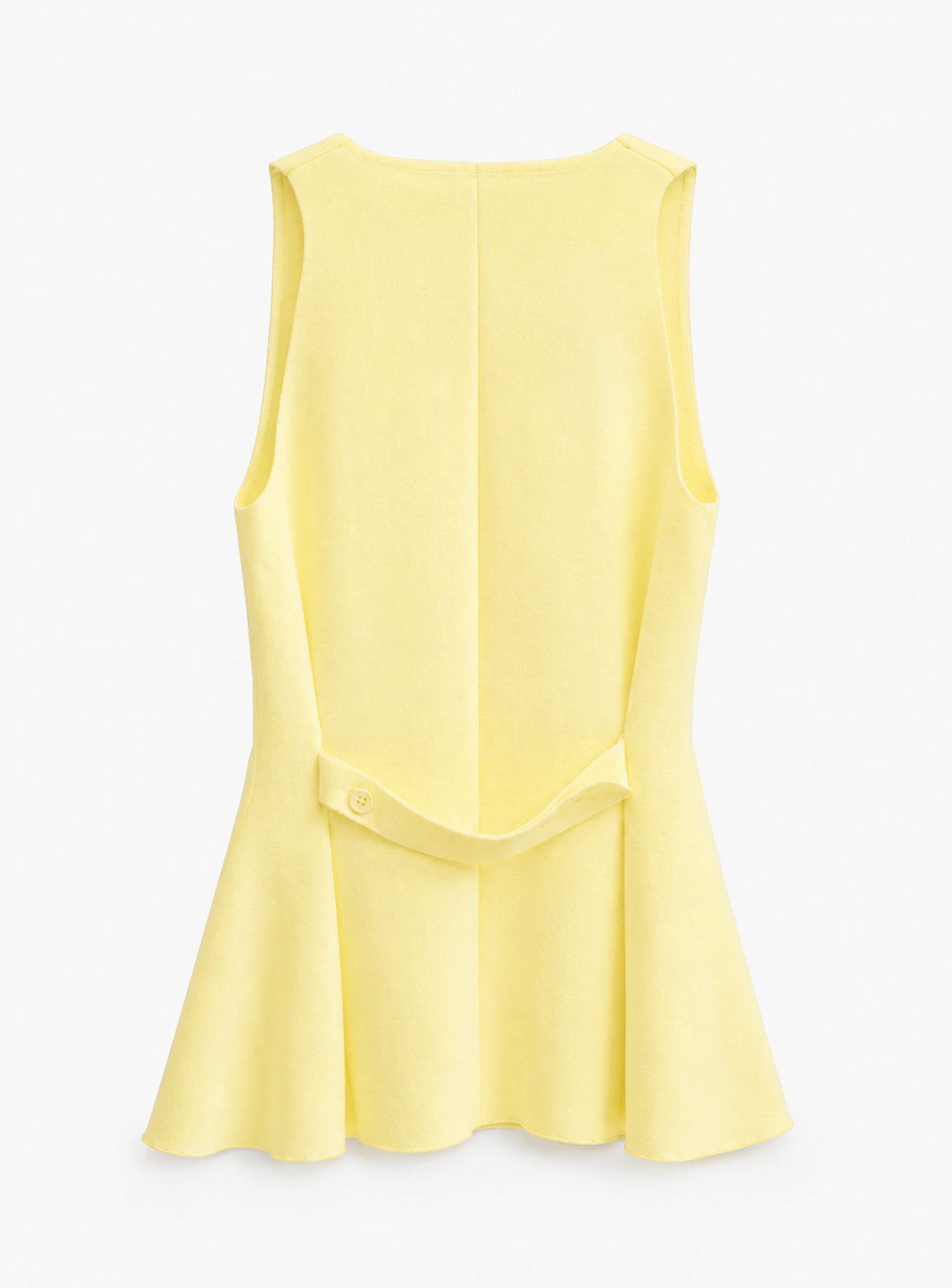 Floral Appliqué Button Vest