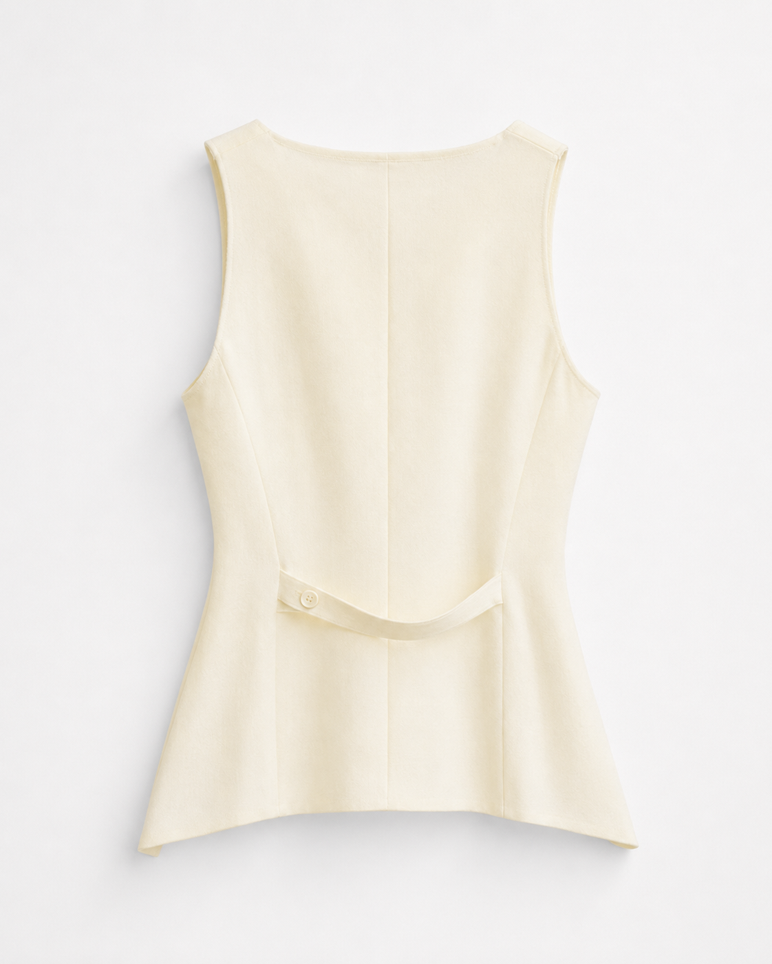 Floral Appliqué Button Vest