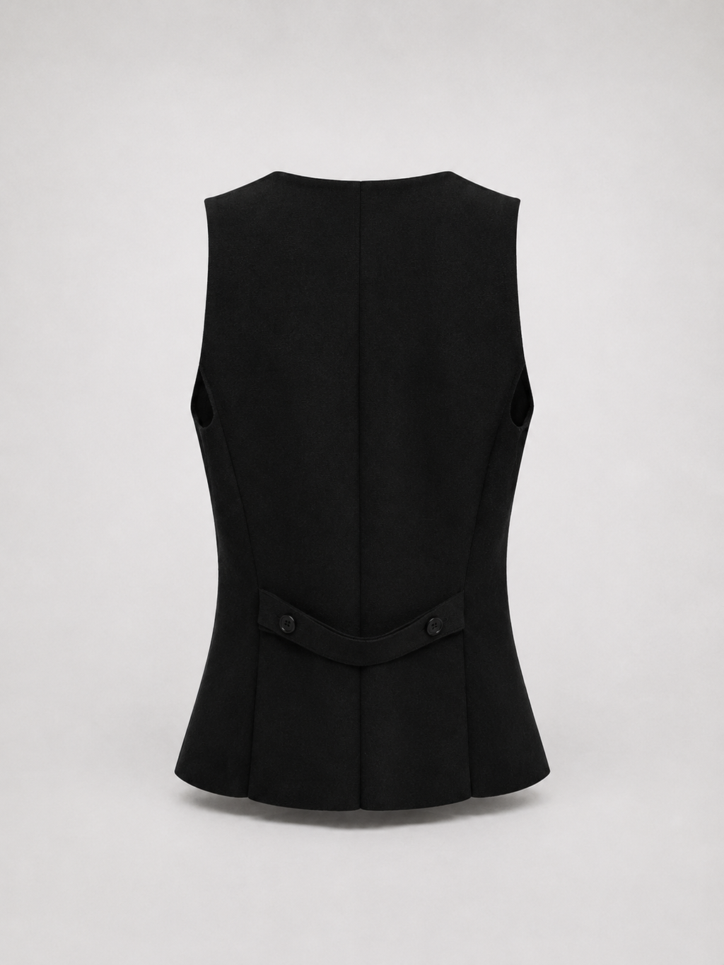Floral Appliqué Button Vest
