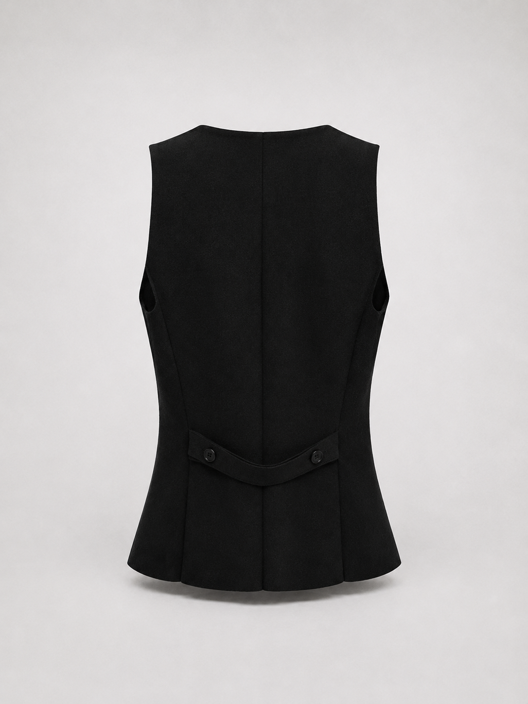 Floral Appliqué Button Vest