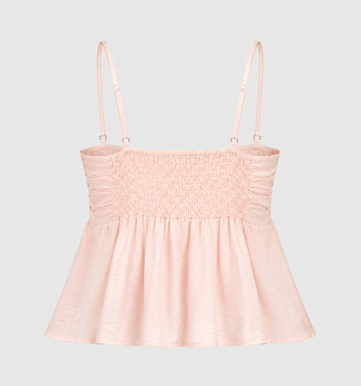 Ruched Halter Peplum Top
