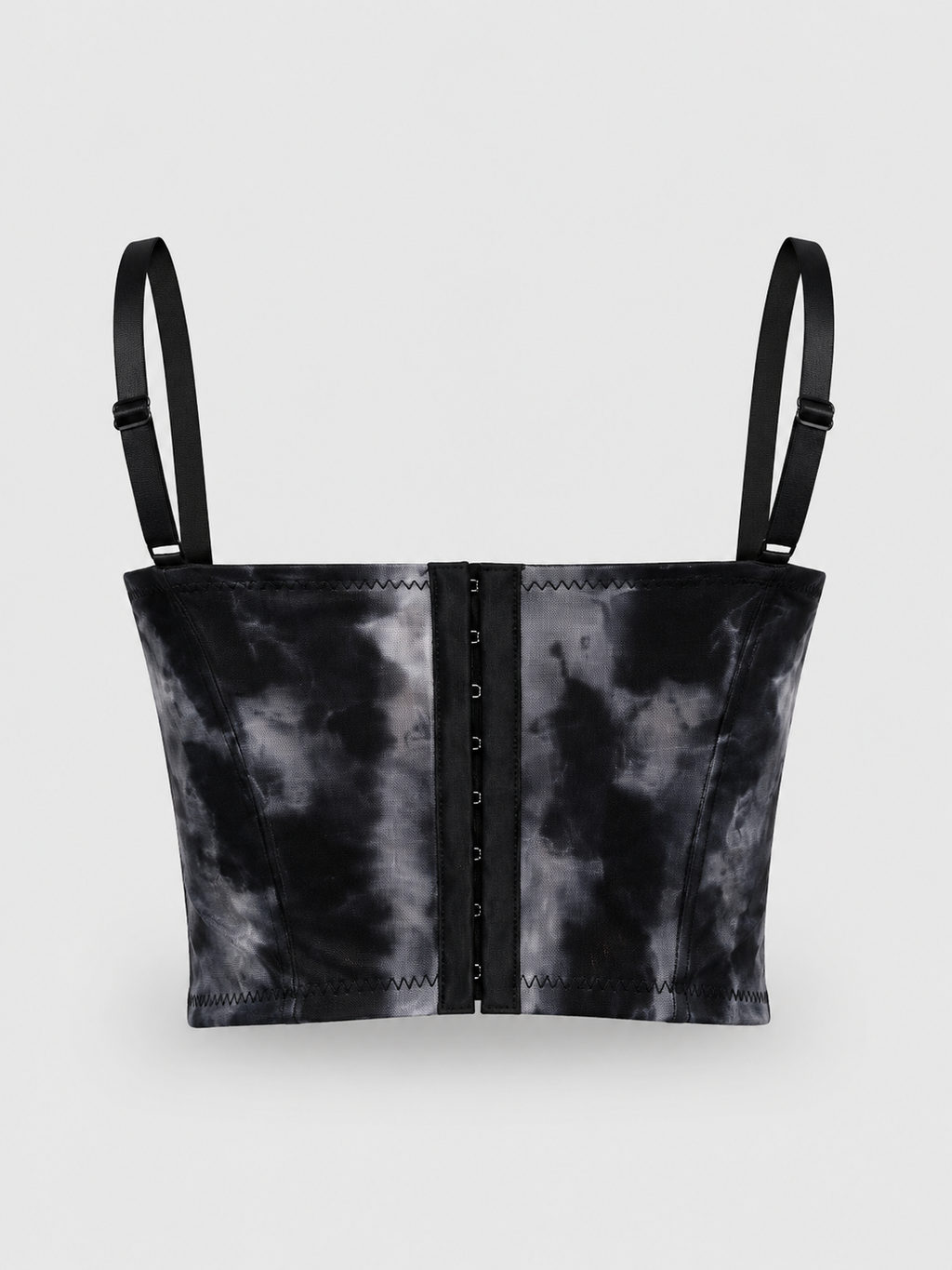 Floral Mesh Corset Top