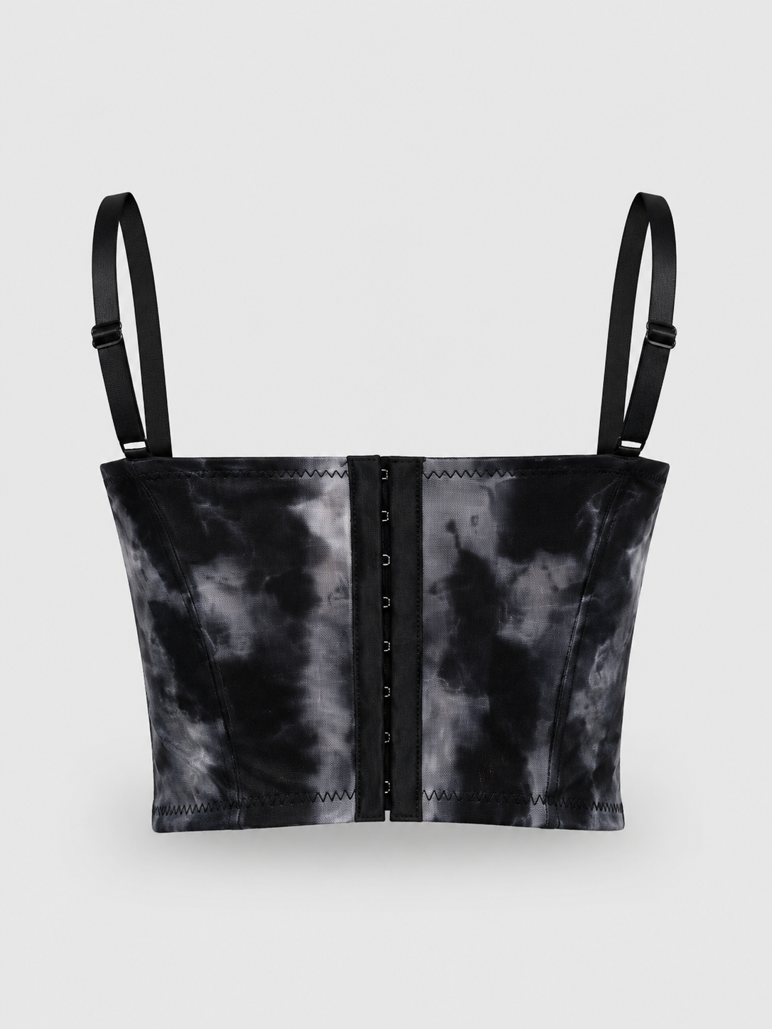 Floral Mesh Corset Top