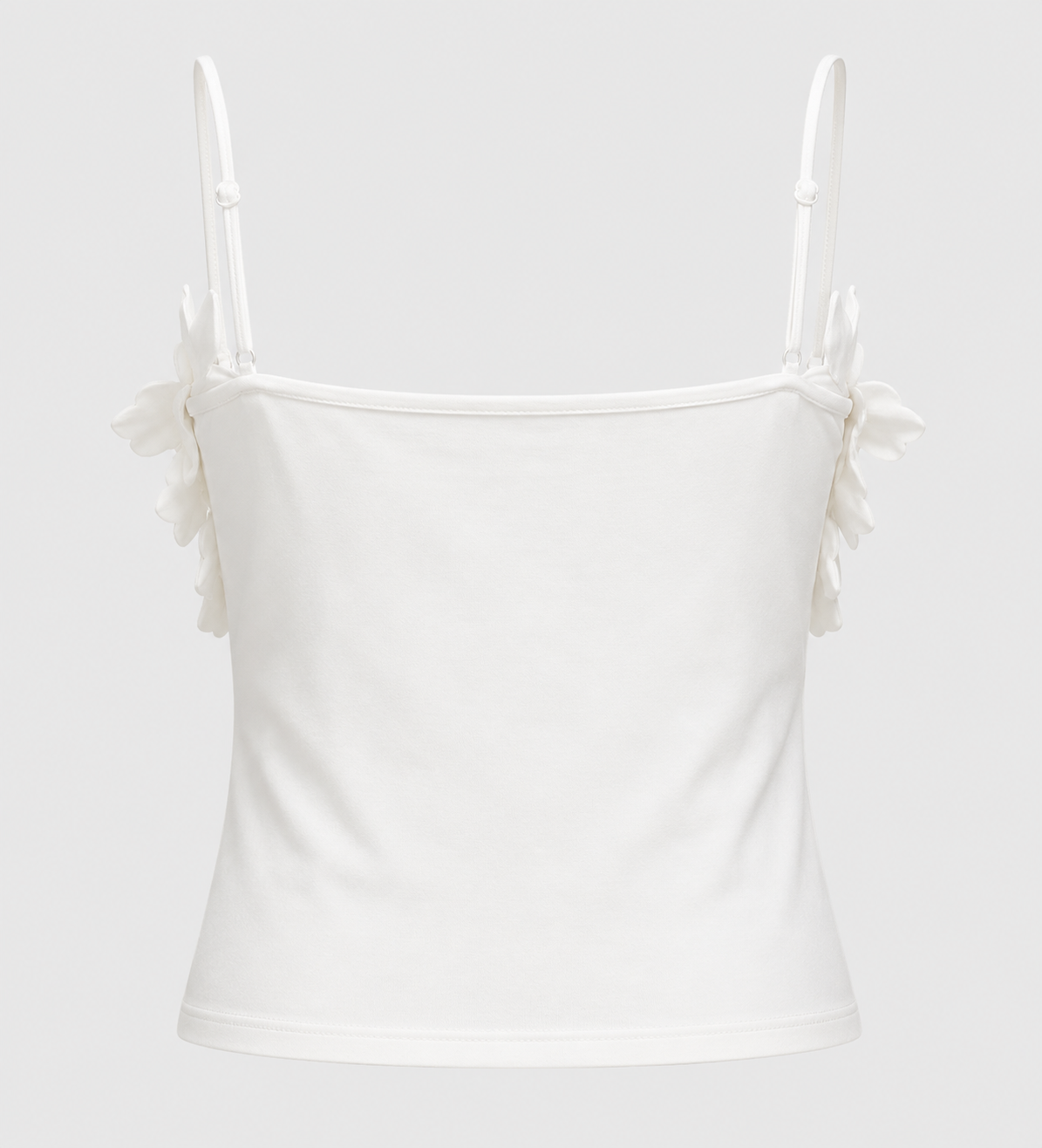 3D Floral Appliqué Corset Cami