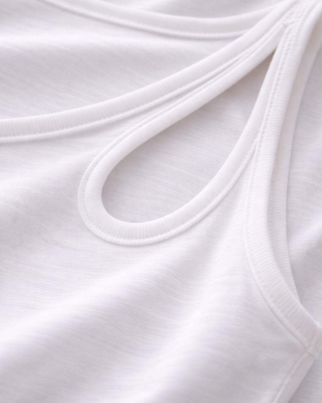 White One-Shoulder Top