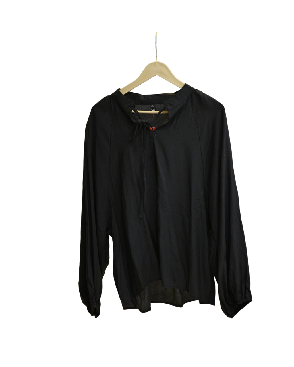 Relaxed Tie-Neck Blouse & Shorts Co-ord