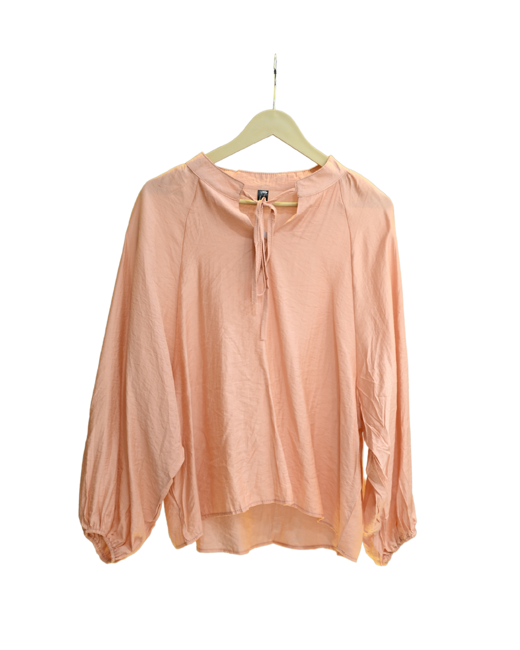 Relaxed Tie-Neck Blouse & Shorts Co-ord