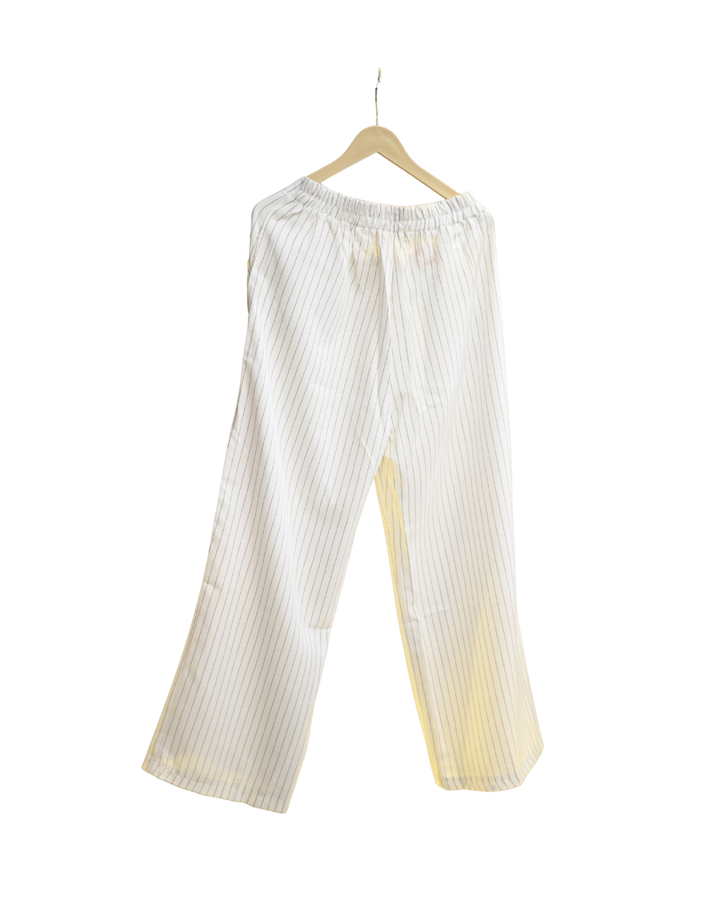 Pinstripe Crop Top & Wide-Leg Trouser Co-ord