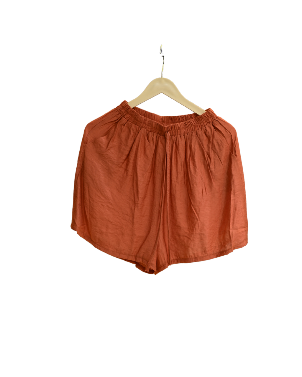 Relaxed Tie-Neck Blouse & Shorts Co-ord