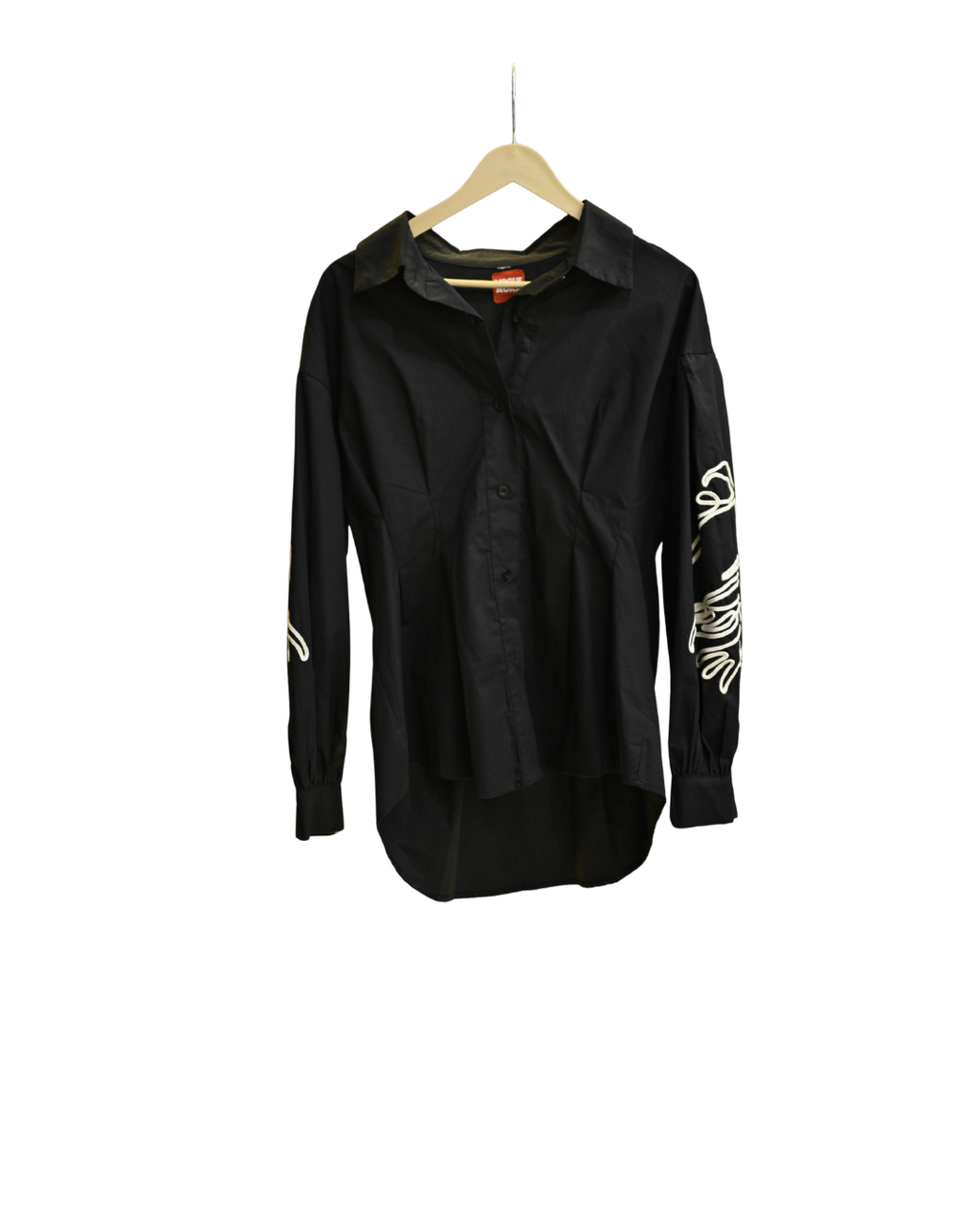 Embroidered Sleeve Shirt & Shorts Co-ord