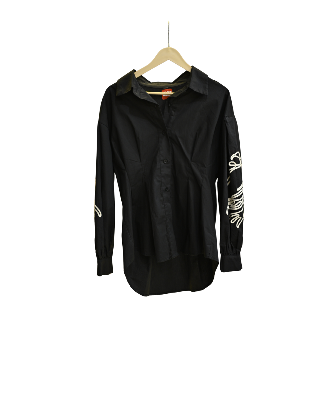 Embroidered Sleeve Shirt & Shorts Co-ord
