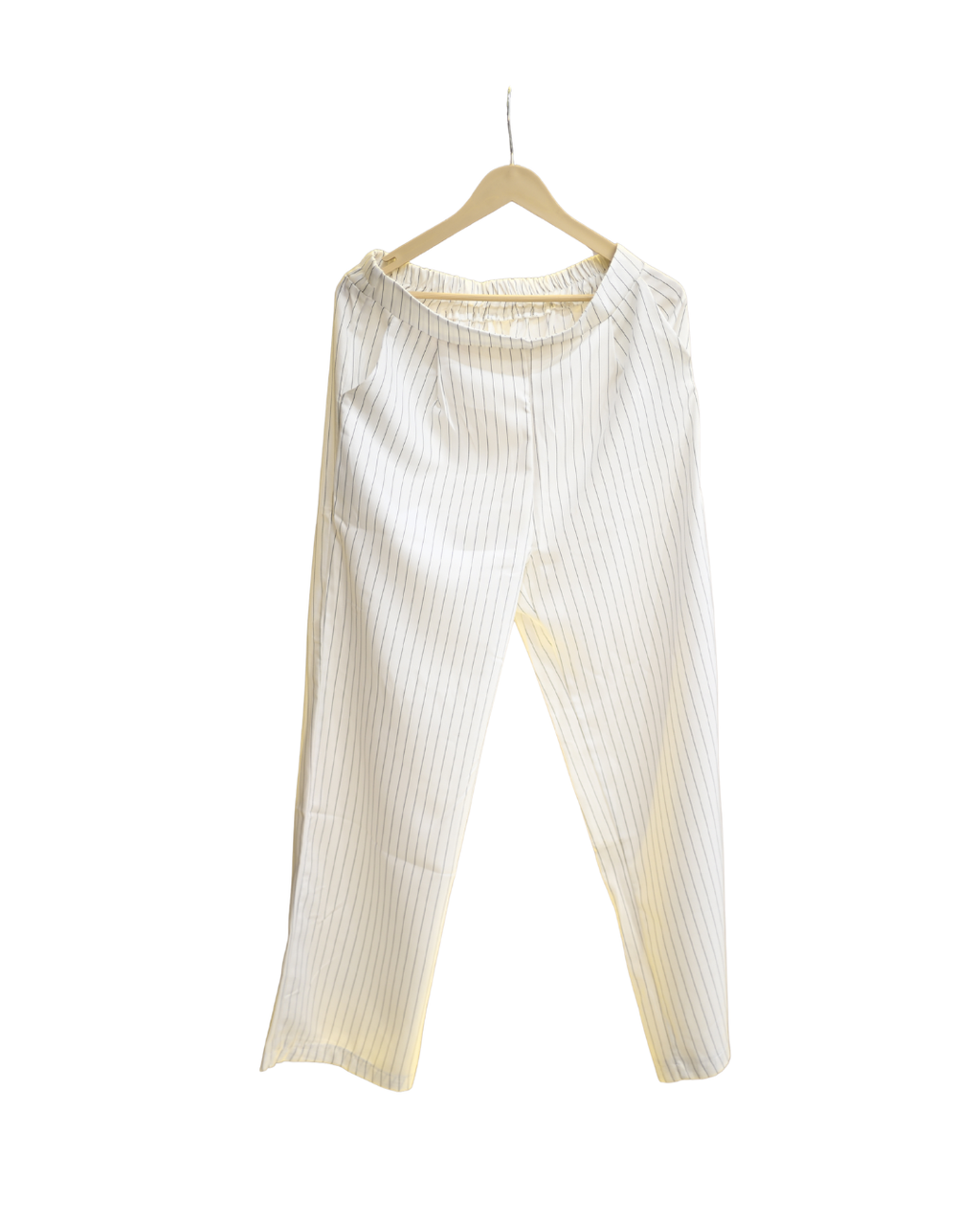 Pinstripe Crop Top & Wide-Leg Trouser Co-ord