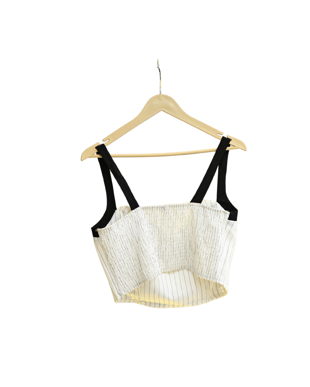 Pinstripe Crop Top & Wide-Leg Trouser Co-ord