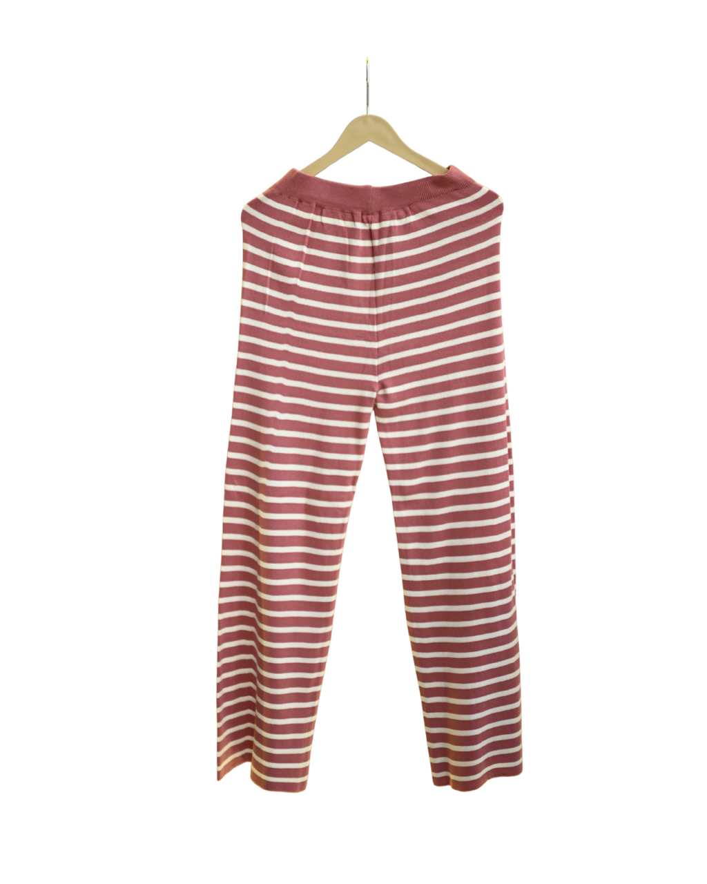 Striped Knit Crop Top & Flare Trouser Co-ord