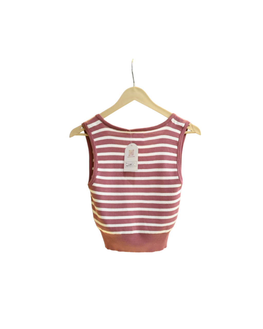 Striped Knit Crop Top & Flare Trouser Co-ord